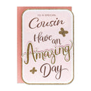 6pk Cards C50 Birthday Cousin - Tiger Feet Ireland