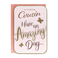 6pk Cards C50 Birthday Cousin - Tiger Feet Ireland