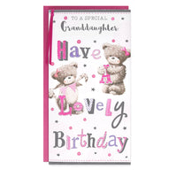 6pk Cards C55 Birthday Granddaughter - Tiger Feet Ireland