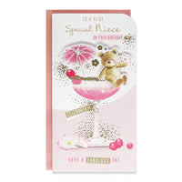 6pk Cards C55 Birthday Niece - Tiger Feet Ireland