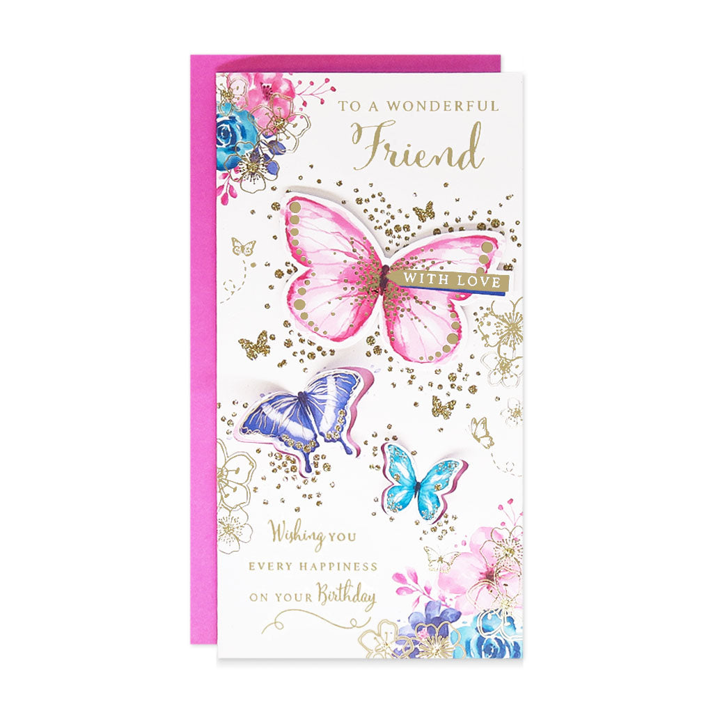 6pk Cards C55 Birthday Friend - Tiger Feet Ireland