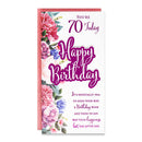 6pk Cards C55 Birthday Age 70 - Tiger Feet Ireland