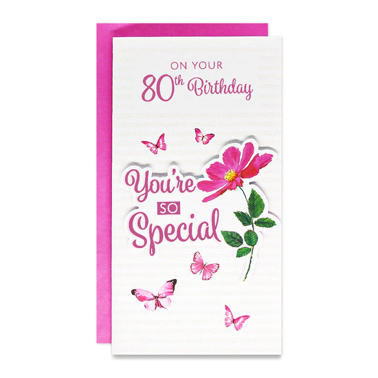 6pk Cards C55 Birthday Age 80