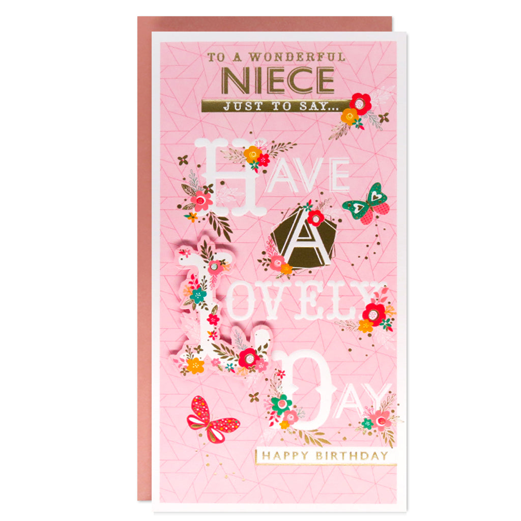 6pk Cards C55 Birthday Niece - Tiger Feet Ireland