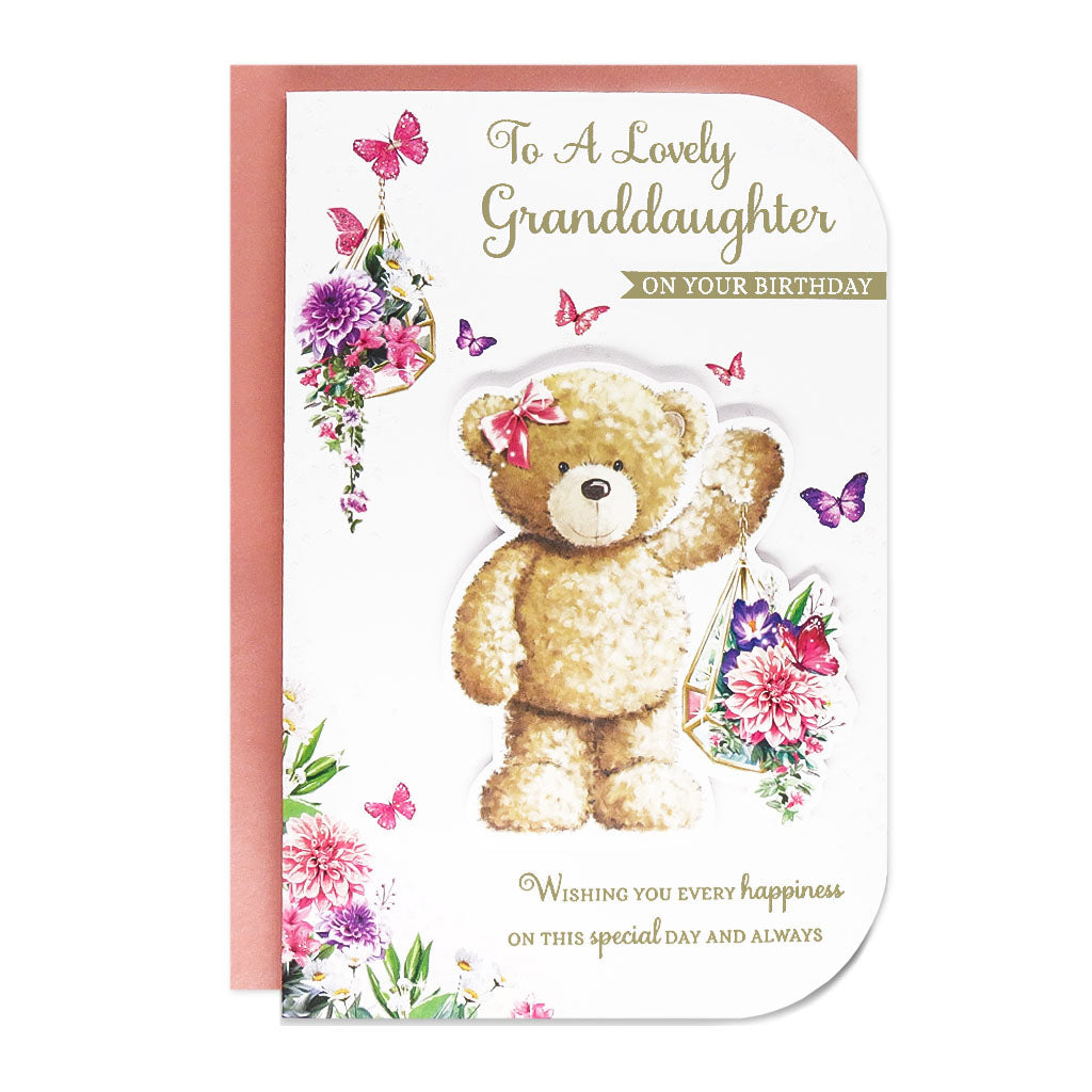 6pk Cards C75 Birthday Granddaughter - Tiger Feet Ireland