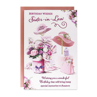 6pk Cards C75 Birthday Sister-In-Law - Tiger Feet Ireland