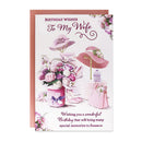 6pk Cards C75 Birthday Wife - Tiger Feet Ireland