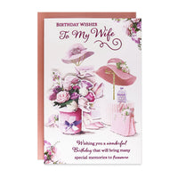 6pk Cards C75 Birthday Wife - Tiger Feet Ireland