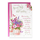 6pk Cards C75 Birthday Age 60 Wife - Tiger Feet Ireland