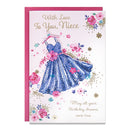 6pk Cards C75 Birthday Niece - Tiger Feet Ireland