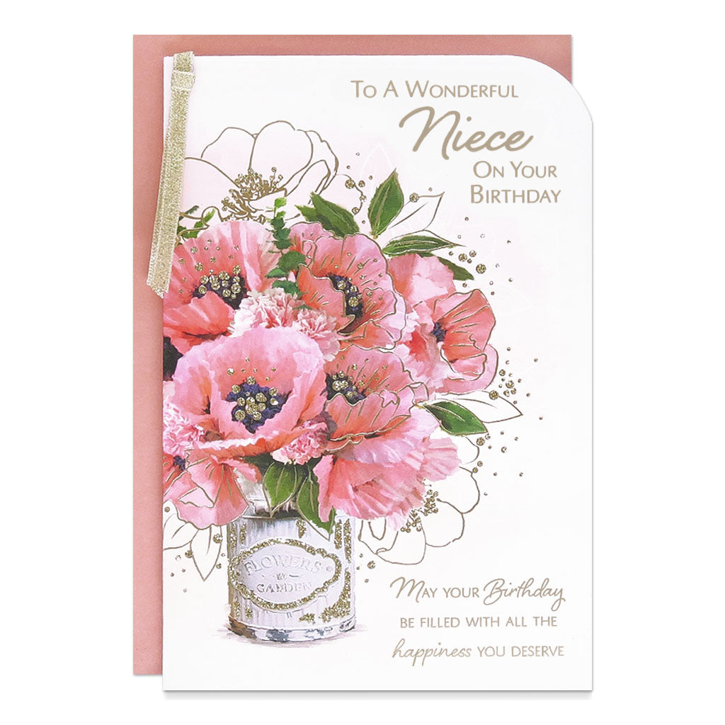 6pk Cards C75 Birthday Niece - Tiger Feet Ireland