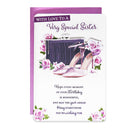 6pk Cards C75 Birthday Sister - Tiger Feet Ireland
