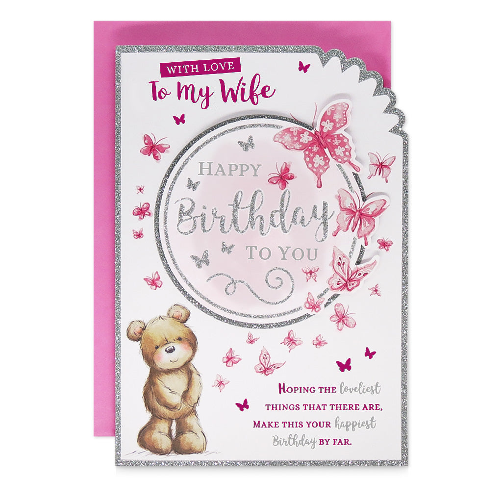 6pk Cards C90 Birthday Wife - Tiger Feet Ireland