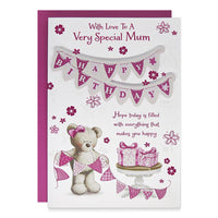 6pk Cards C90 Birthday Mum - Tiger Feet Ireland