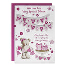 6pk Cards C90 Birthday Niece - Tiger Feet Ireland