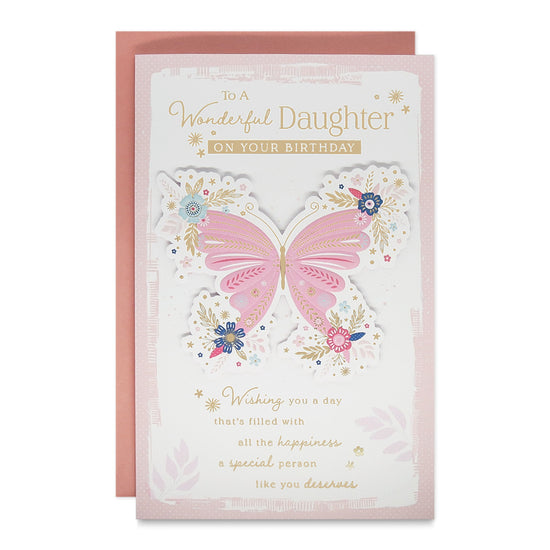 6pk Cards C375 Birthday Daughter