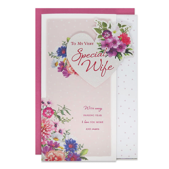 6pk Cards C375 Birthday Wife