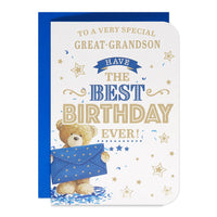 6pk Cards C50 Birthday Great-Grandson - Tiger Feet Ireland