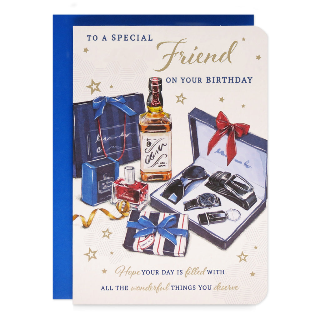 6pk Cards C50 Birthday Friend - Tiger Feet Ireland
