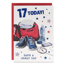 6pk Cards C50 Birthday Age 17 - Tiger Feet Ireland