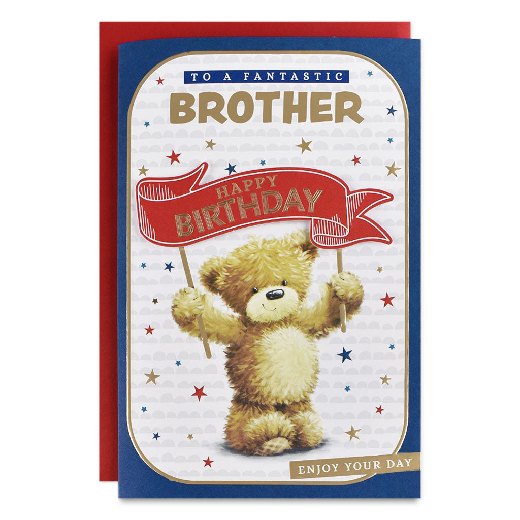 6pk Cards C75 Birthday Brother - Tiger Feet Ireland