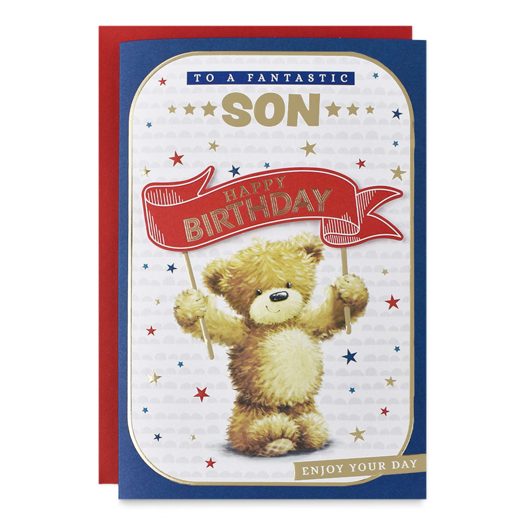 6pk Cards C75 Birthday Son - Tiger Feet Ireland