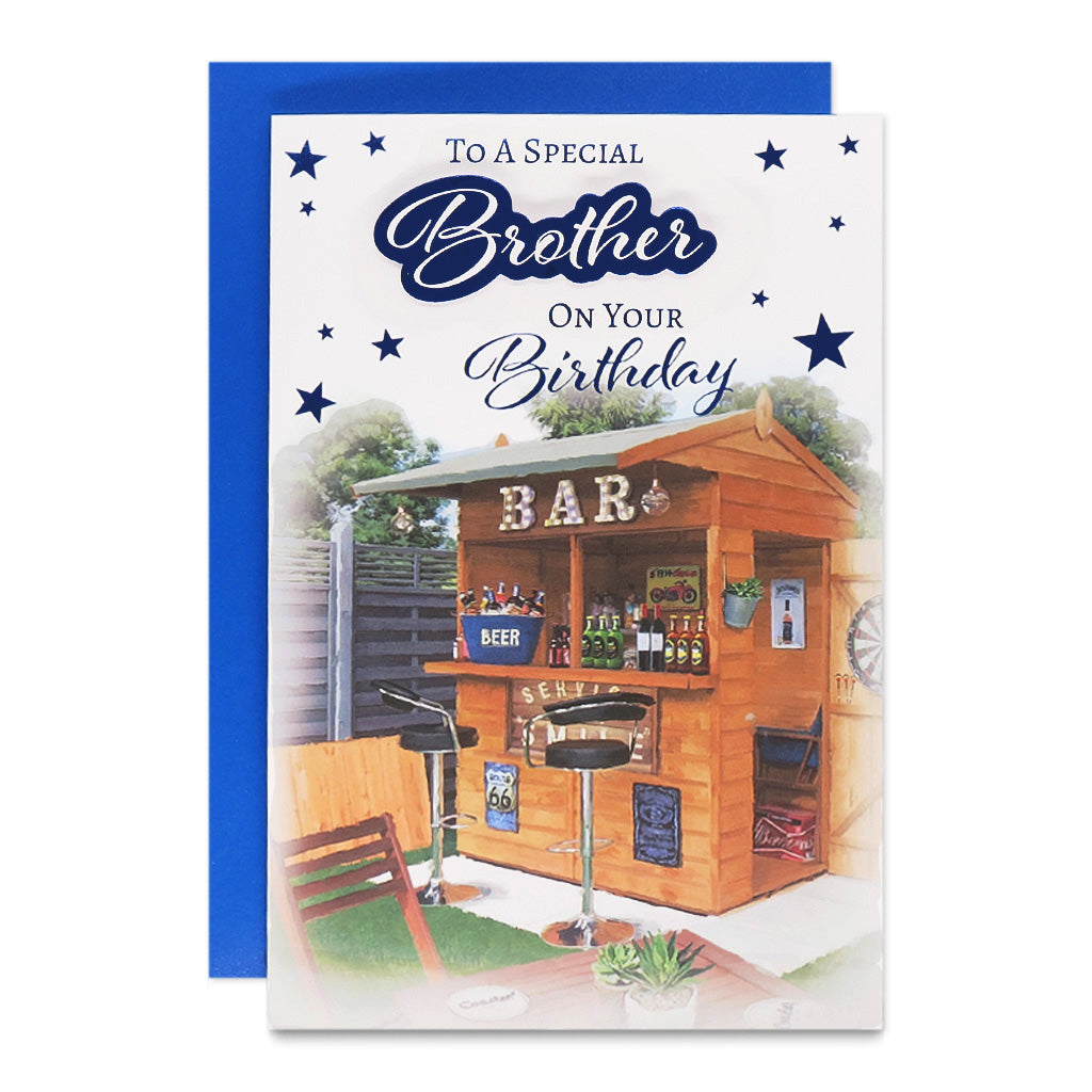 6pk Cards C75 Birthday Brother - Tiger Feet Ireland