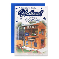 6pk Cards C75 Birthday Husband - Tiger Feet Ireland