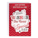6pk Cards C75 Birthday Brother-In-Law - Tiger Feet Ireland