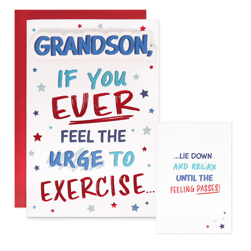 6pk Cards C75 Birthday Grandson - Tiger Feet Ireland