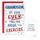 6pk Cards C75 Birthday Grandson - Tiger Feet Ireland