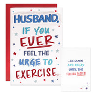 6pk Cards C75 Birthday Husband - Tiger Feet Ireland