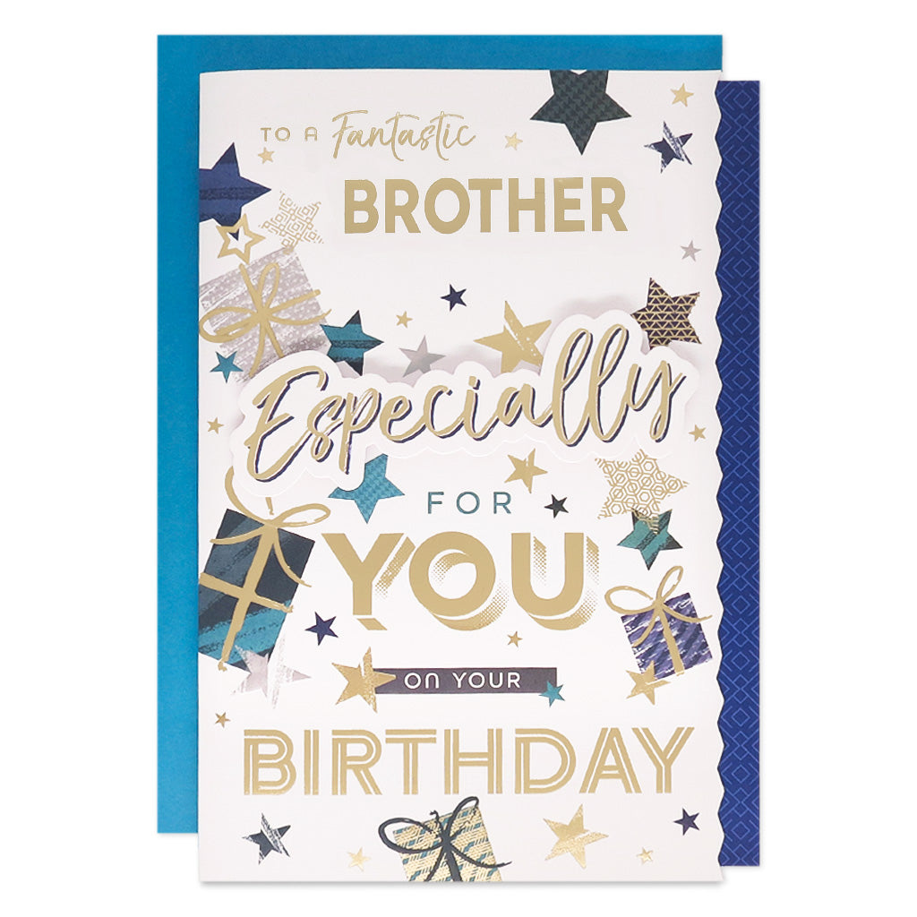 6pk Cards C90 Birthday Brother - Tiger Feet Ireland