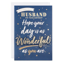 6pk Cards C375 Birthday Husband - Tiger Feet Ireland
