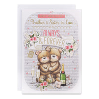 6pk Cards C50 Brother & Sister-In-Law Anniversary - Tiger Feet Ireland