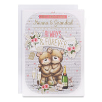 6pk Cards C50 Nanna & Grandad Anniversary - Tiger Feet Ireland