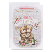 6pk Cards C50 Son & Daughter-In-Law Anniversary - Tiger Feet Ireland