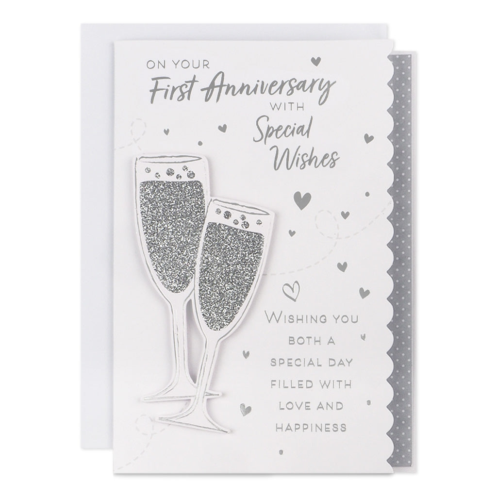 6pk Cards C50 Your 1st Anniversary - Tiger Feet Ireland