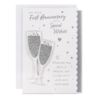 6pk Cards C50 Your 1st Anniversary - Tiger Feet Ireland