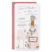 6pk Cards C55 Sister & Brother-In-Law Anniversary - Tiger Feet Ireland