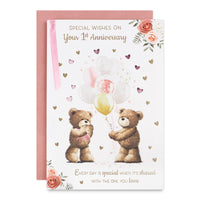 6pk Cards C75 Your 1st Anniversary - Tiger Feet Ireland