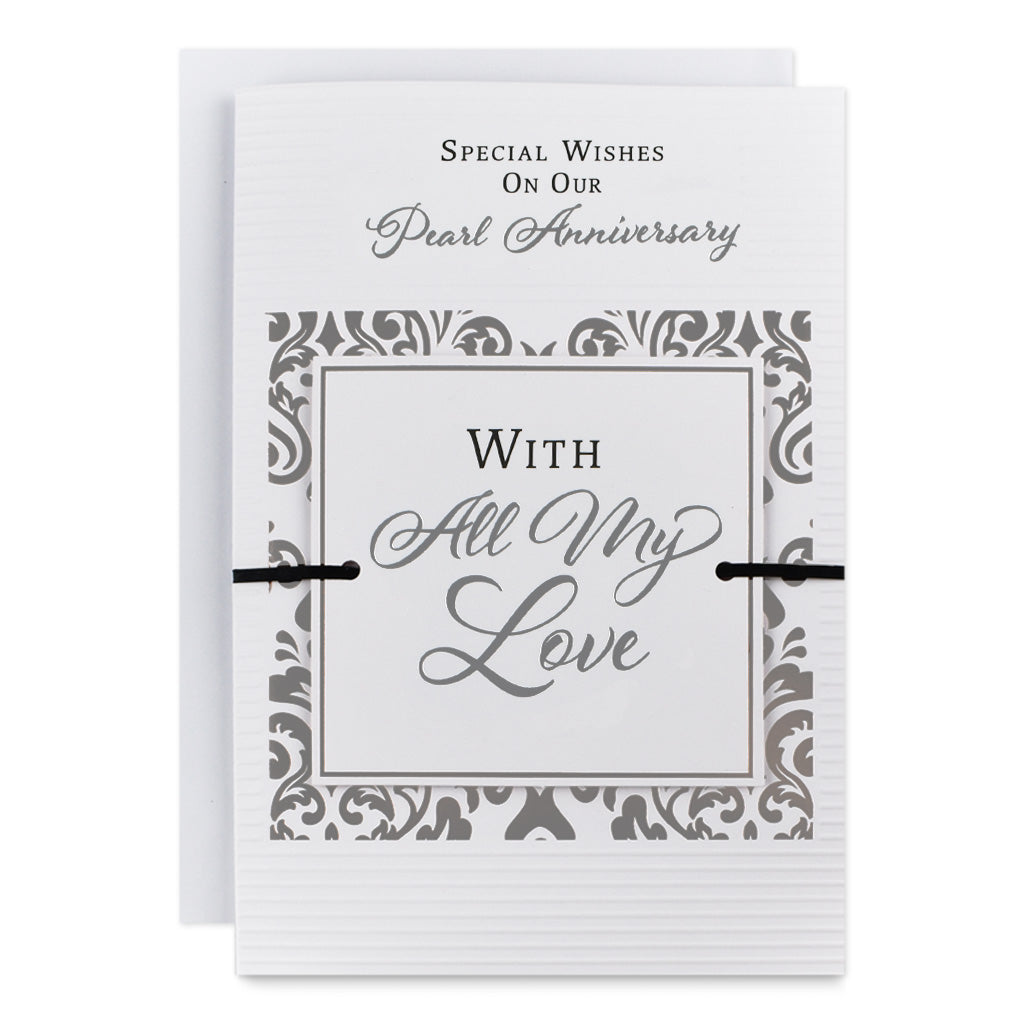 6pk Cards C75 Our Pearl Anniversary - Tiger Feet Ireland