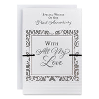 6pk Cards C75 Our Pearl Anniversary - Tiger Feet Ireland