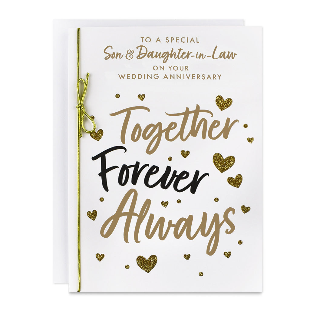 6pk Cards C90 Son & Daughter-In-Law Anniversary - Tiger Feet Ireland