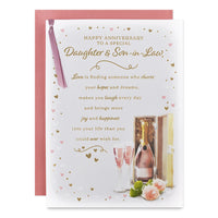 6pk Cards C90 Daughter & Son-In-Law Anniversary - Tiger Feet Ireland