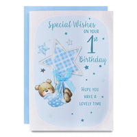 6pk Cards C50 Birthday Age 1 - Tiger Feet Ireland