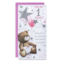 6pk Cards C55 Birthday Age 1 - Tiger Feet Ireland