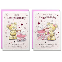 12pk Cards C50 Birthday Granddaughter - Tiger Feet Ireland