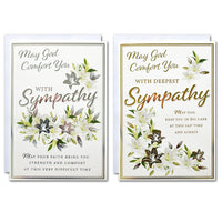 12pk Cards C50 Sympathy Loss Of Sister - Tiger Feet Ireland