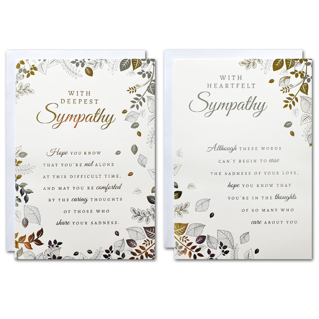 12pk Cards C50 Sympathy Loss Of Grandad - Tiger Feet Ireland